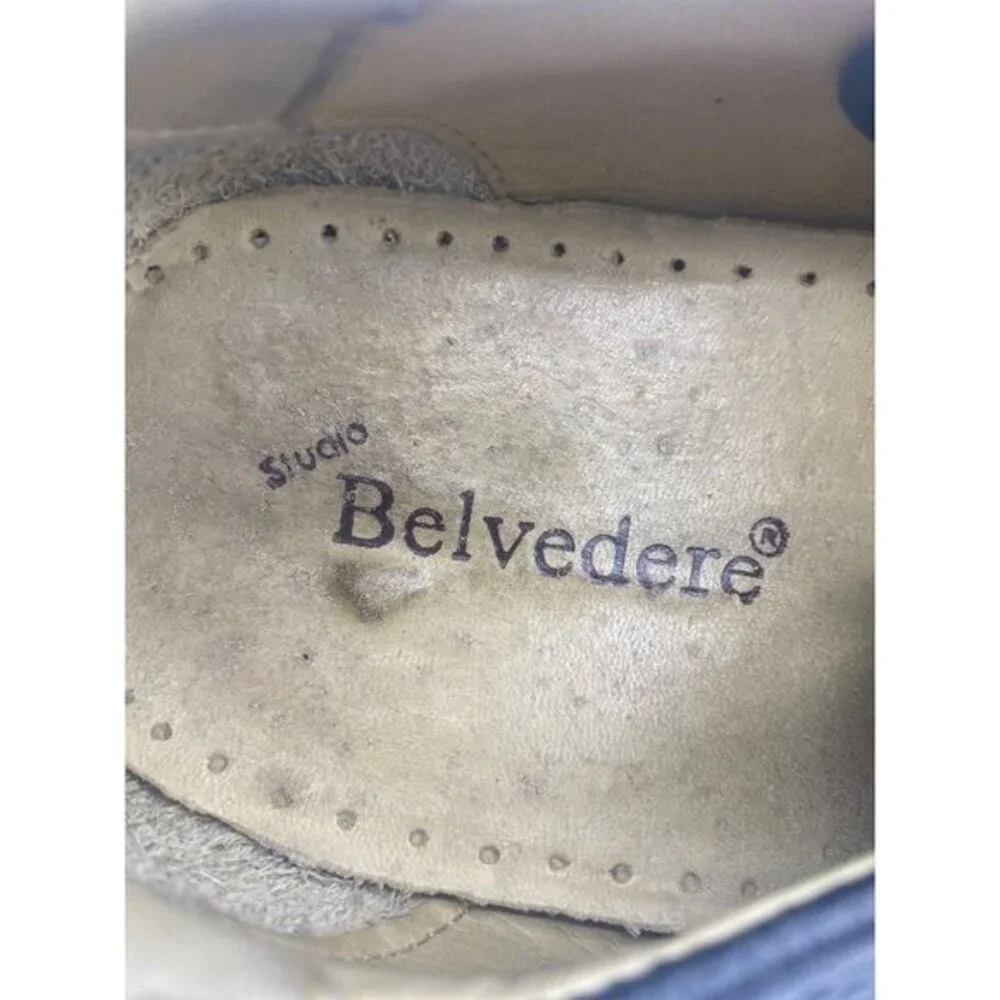 Studio Belvedere Mens Classic Dark Academia Derby Shoes 13D Black Bay Bridge